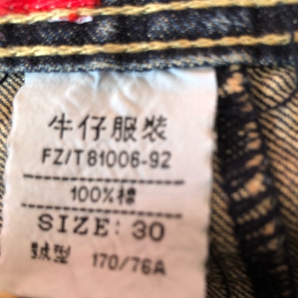 Jeans with Pink Contrast Stitching - Picture 13 of 16